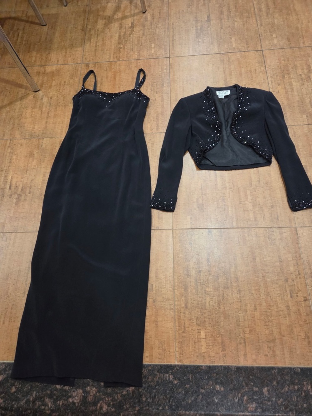 2 piece dress and jacket set